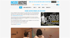 Desktop Screenshot of insidejusticeuk.com